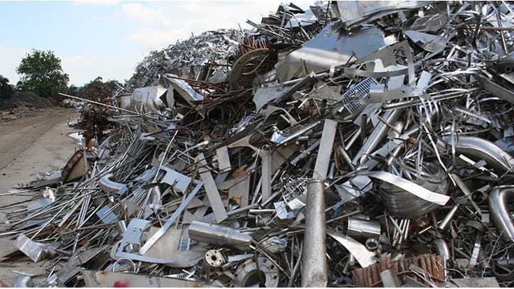 Metal recycling materials